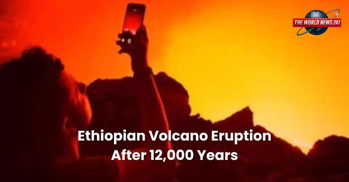 Ethiopian volcano eruption
