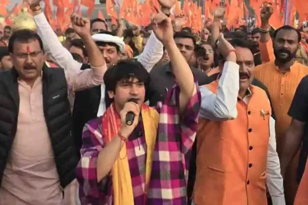 CM Saini Joins Dhirendra Shastri