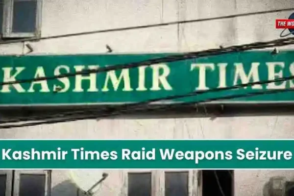 Kashmir Times raid weapons seizure
