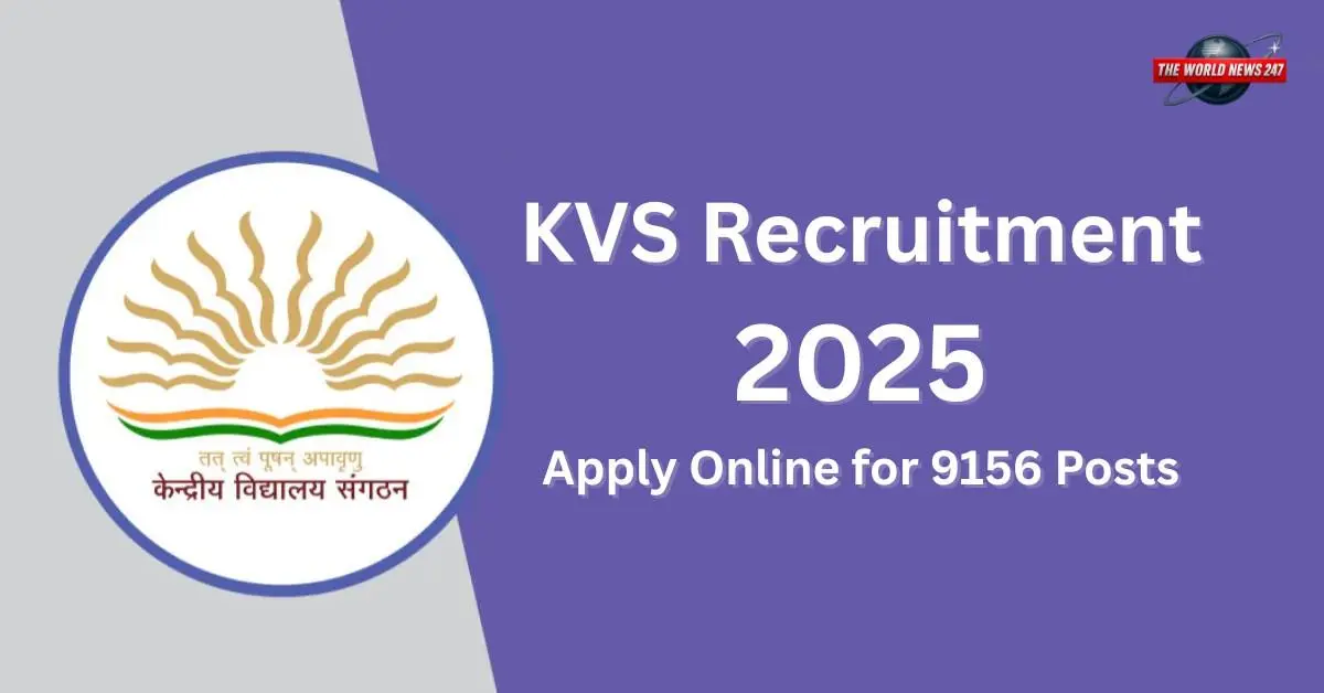 KVS Recruitment 2025 Apply