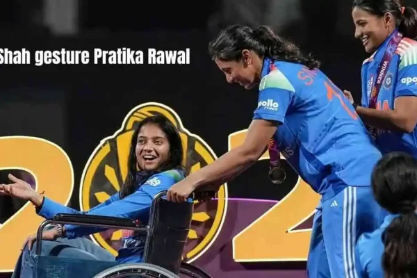 Jay Shah gesture Pratika Rawal