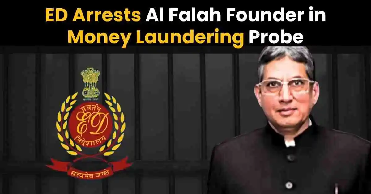 ED arrests Al Falah founder