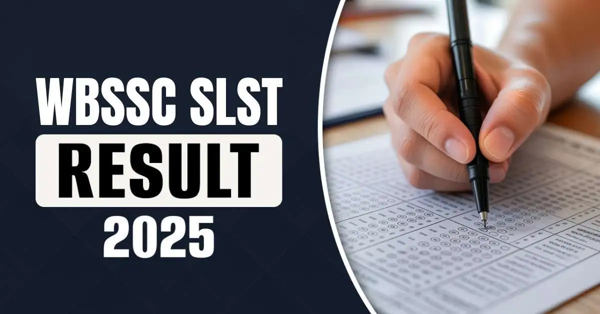 WBSSC SLST Result 2025