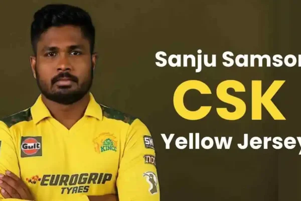 Sanju Samson CSK yellow jersey