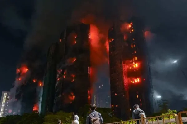 Hong Kong fire cause