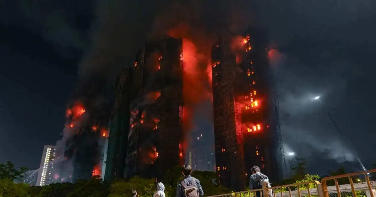 Hong Kong fire cause