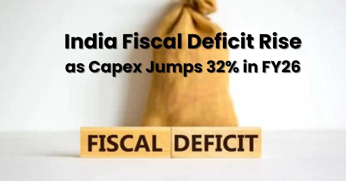 India fiscal deficit rise