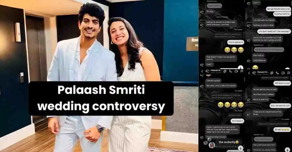 Palaash Smriti wedding controversy