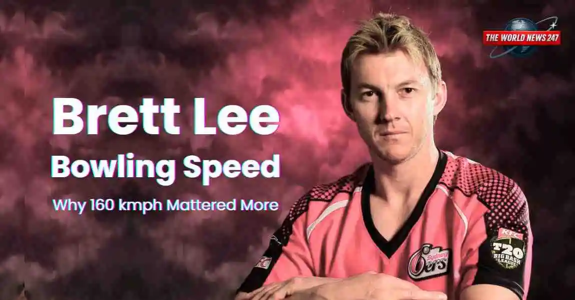 Brett Lee bowling speed