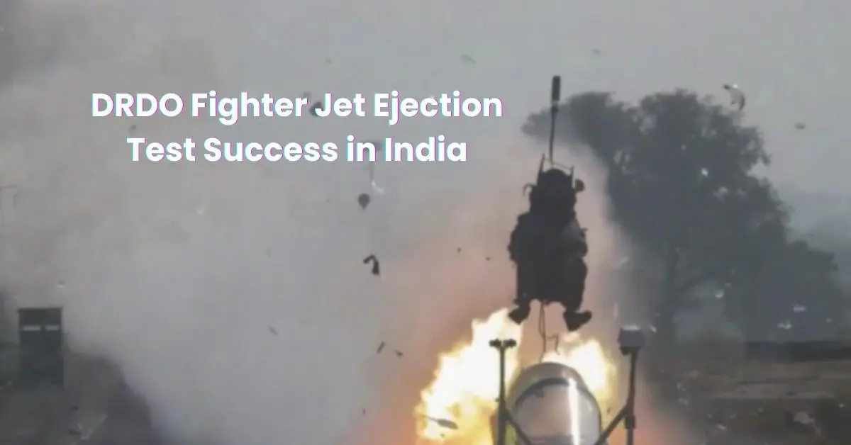 DRDO fighter jet ejection