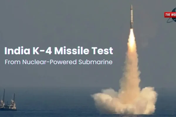 India K-4 missile test