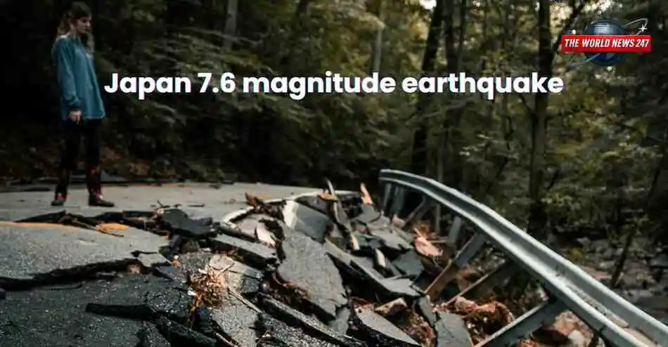 Japan 7.6 magnitude earthquake