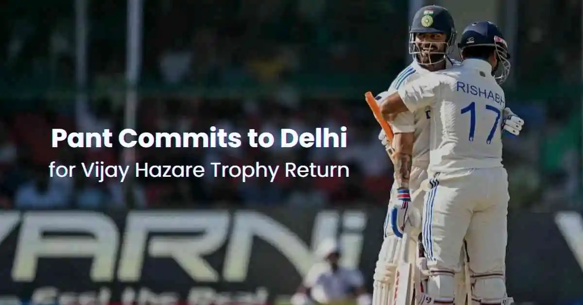 Pant commits to Delhi