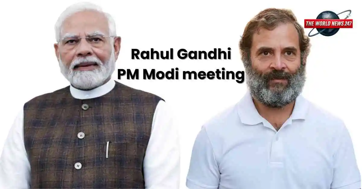 Rahul Gandhi PM Modi meeting