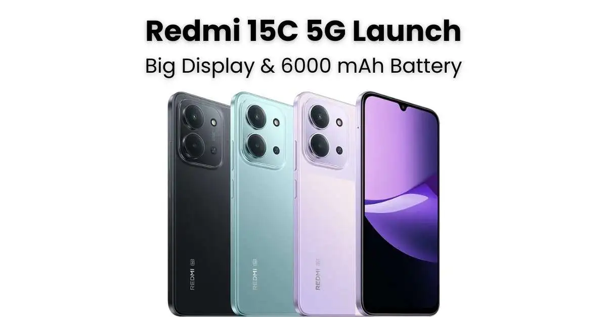 Redmi 15C 5G Launch