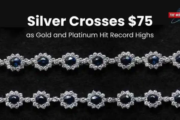 Silver Crosses $75 as Gold and Platinum Hit Record Highs