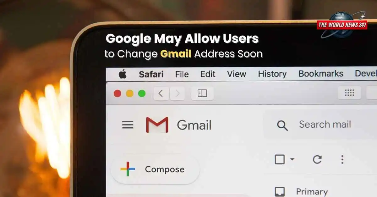 change Gmail address feature