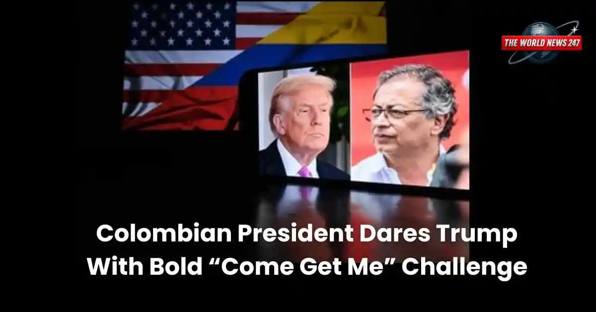Colombian president dares Trump