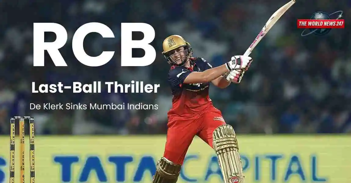 RCB last-ball thriller