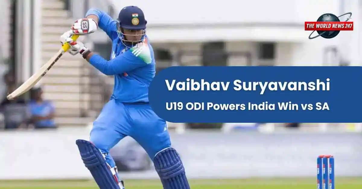 Vaibhav Suryavanshi U19 ODI